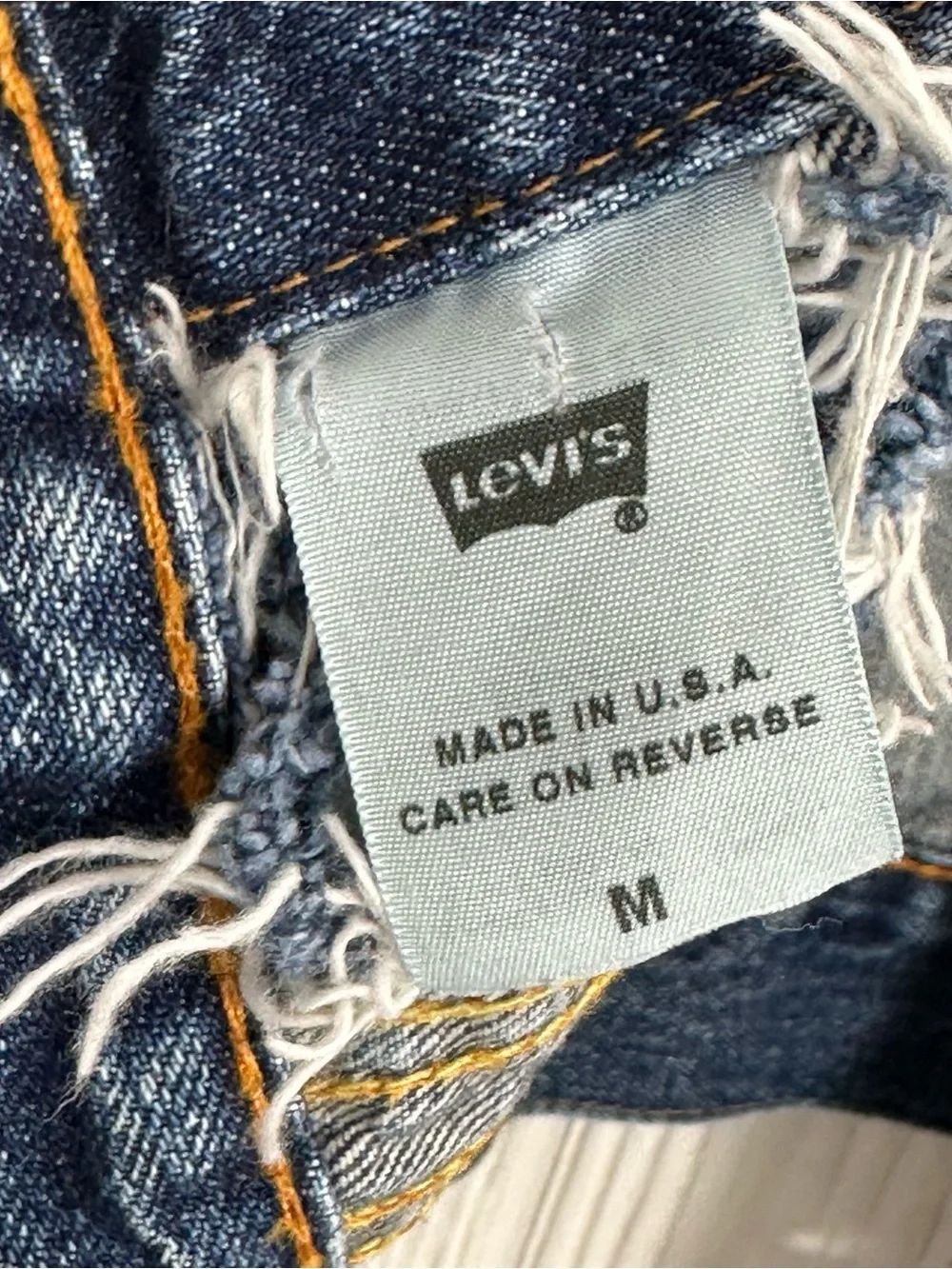 Rare Archival Levi’s Type III Sample Jacket Factory Distressed Medium Vintage